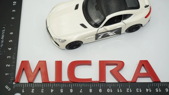 DK Tuning Nissan Micra Kırmızı ABS 3M 3D Bagaj Yazı Logo Arma - 3