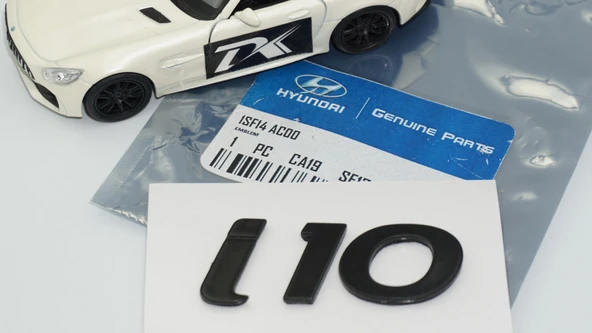 DK Tuning i10 Bagaj 3M Siyah Yeni Nesil Yazı Logo Hyundai İle Uyumlu - 5
