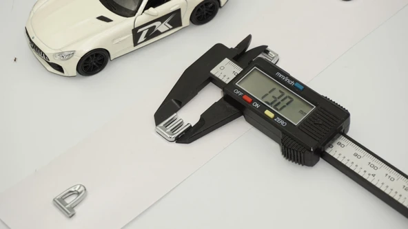 DK Tuning Peugeot Bagaj 2019 2023 3M 3D Krom ABS Yazı Logo - Resim 3