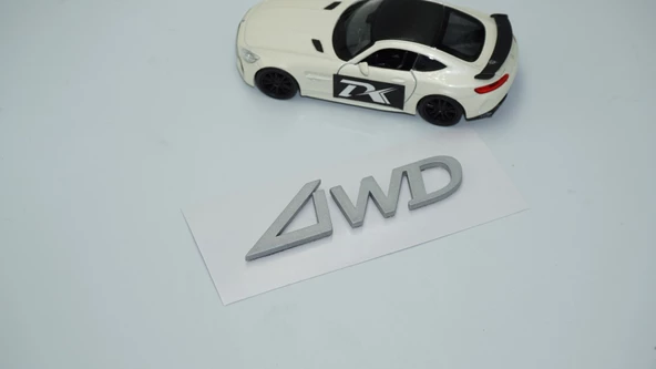 DK Tuning 4WD Bagaj 3M Gri ABS Yazı Logo Hyundai İle Uyumlu - 3