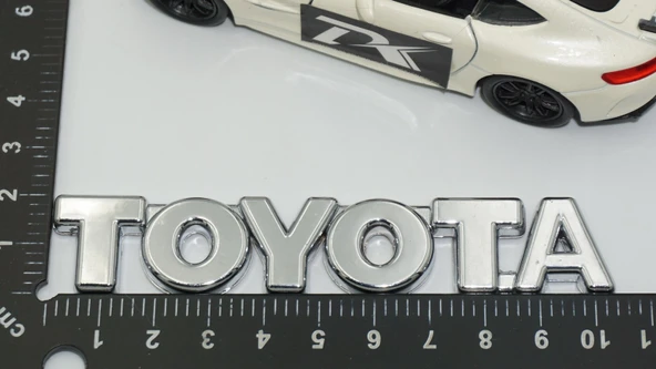 DK Tuning Toyota Prius Auris Bagaj 3M 3D Krom ABS Logo Amblem - 3