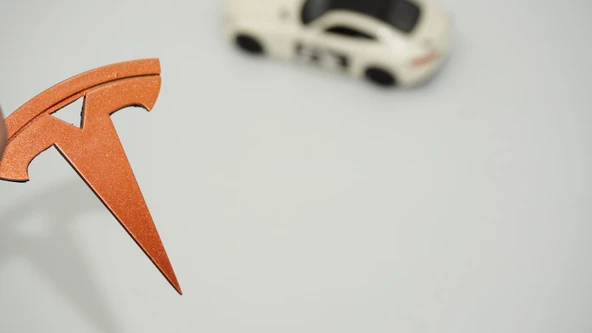 DK Tuning Tesla Model 3 S X Y Direksiyon Göbeği Bronz Logo Arma ürün görseli 1