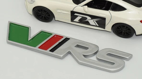 DK Tuning Skoda VRS Bagaj Yeşil Gri 3M Yazı Logo Arma - 4