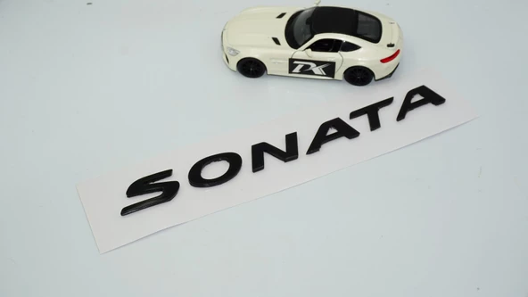 DK Tuning Sonata Siyah ABS Bagaj Logo Amblem Hyundai İle Uyumlu - Resim 3