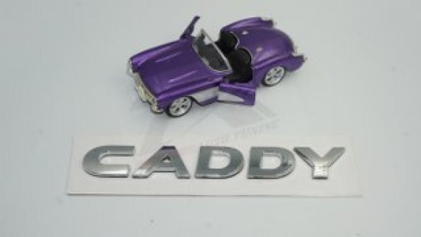 Volkswagen Caddy Bagaj Krom ABS 3M 3D Yazı Logo Amblem - 2