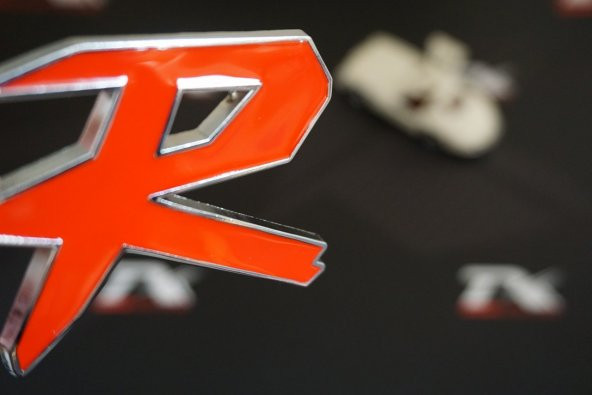 R Krom Metal Bagaj Yazı Logo Amblem 3M 3D