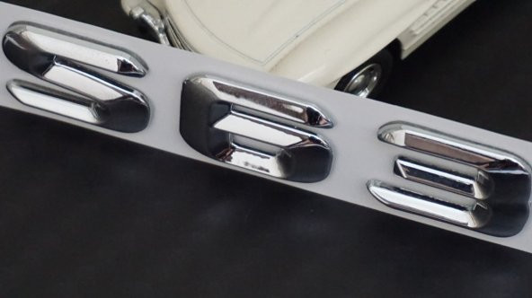 S 63 Bagaj Krom Metal 3M 3D Yazı Logo - 5