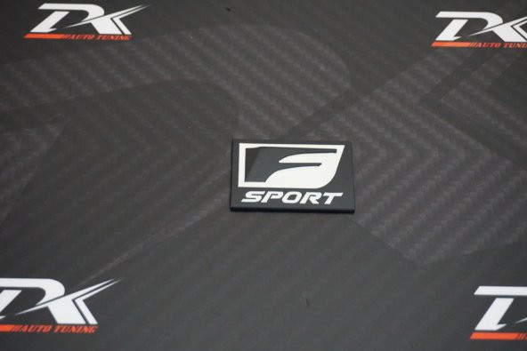 Lexus F SPORT Bagaj Body Logo Krom Metal 3M Plaka - 4