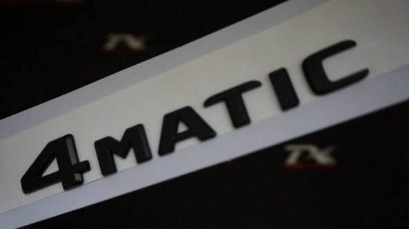 4 Matic Bagaj Siyah Renk 3M 3D Yazı Logo Orjinal Ür