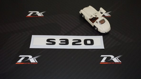 S320 Bagaj Yazı Logo Mat Siyah Renk OEM Ürün - 2