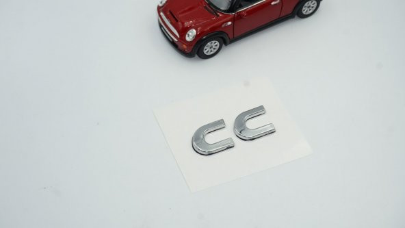 Volkswagen Passat CC Bagaj 3M 3D Krom ABS Logo Amblem - Resim 2