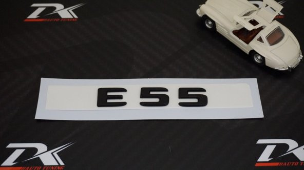 E55 Bagaj Mat Siyah 3M Yazı Logo Orjinal Ürün - 3