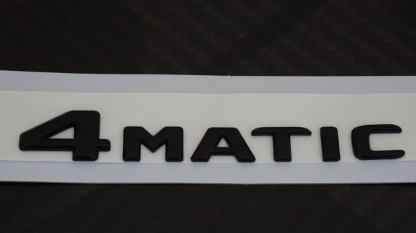 4 Matic Bagaj Siyah Renk 3M 3D Yazı Logo Orjinal Ür - 4