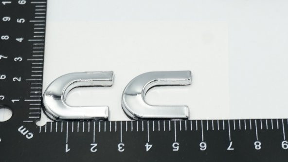 Volkswagen Passat CC Bagaj 3M 3D Krom ABS Logo Amblem - Resim 4