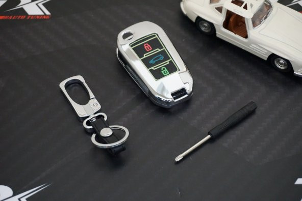 Citroen C3 C4 C Elysee Metal Deri Fosforlu Anahtarlık 2020 Style - 3