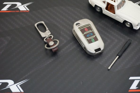 Citroen C3 C4 C Elysee Metal Deri Fosforlu Anahtarlık 2020 Style - 4