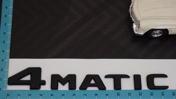 4 Matic Bagaj Siyah Renk 3M 3D Yazı Logo Orjinal Ür - 6