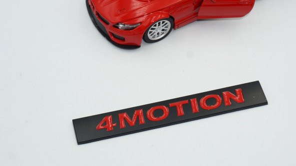 Volkswagen 4 Motion Bagaj 3M 3D Krom Metal Logo Amblem Arma - Resim 2
