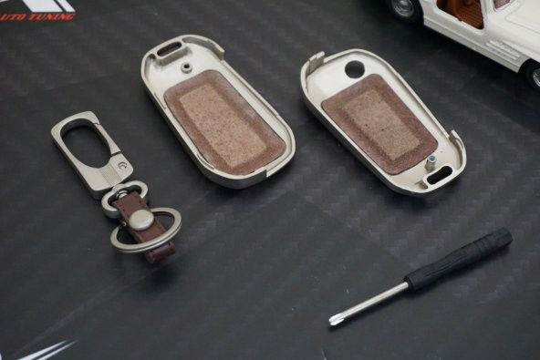 Citroen C3 C4 C Elysee Metal Deri Fosforlu Anahtarlık 2020 Style - 6