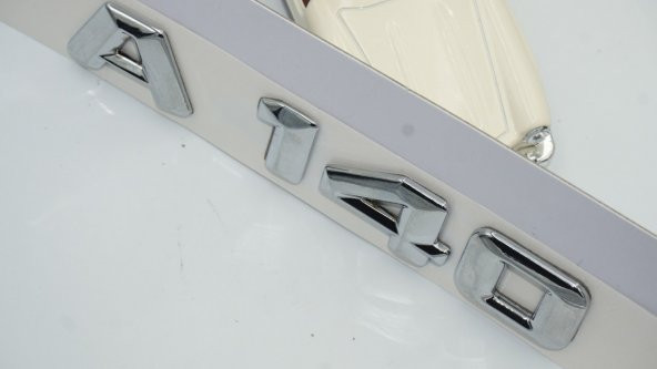 A 140 Bagaj Krom Metal 3M 3D Yazı Logo - 4
