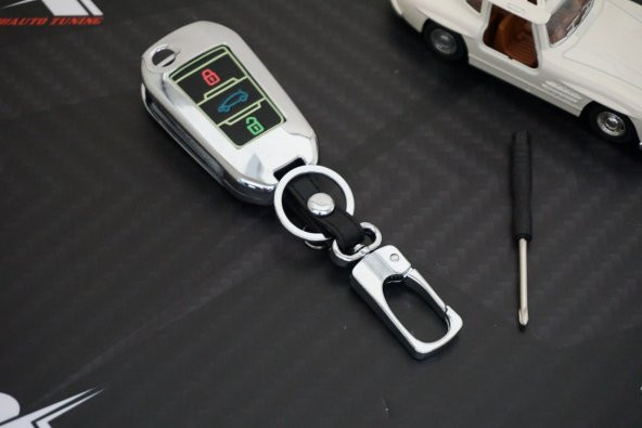 Citroen C3 C4 C Elysee Metal Deri Fosforlu Anahtarlık 2020 Style - 7