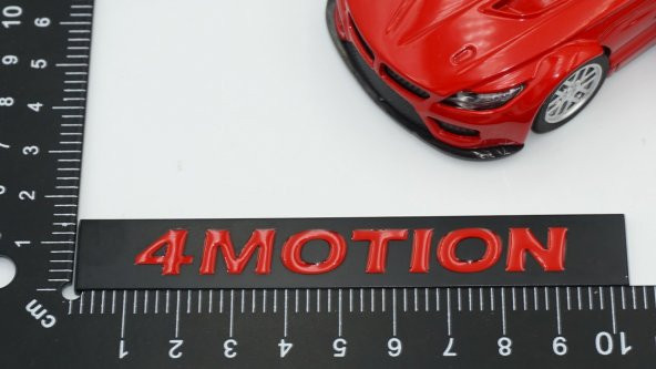 Volkswagen 4 Motion Bagaj 3M 3D Krom Metal Logo Amblem Arma - Resim 4