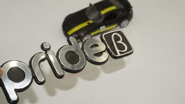 DK Tuning Pride B Logo Bagaj 3M Krom ABS Logo Amblem Kia İle Uyumlu