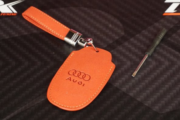 Audi Q5 A4 A5 A6 A7 S5 Süet Deri Anahtarlık 2020 Style - 3