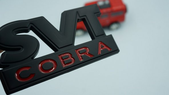 Ford Mustang Shelby SVT Cobra Vidalı Krom Metal 3D Logo Am - 2