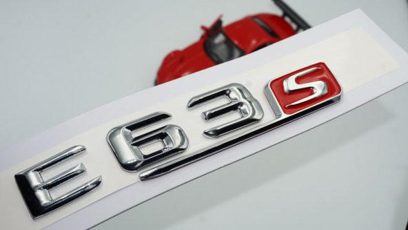 E63S Bagaj Yazı Logo Gümüş Renk Orjinal Ürün - Resim 2