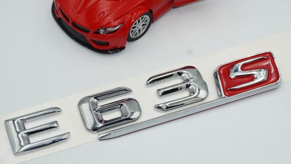 E63S Bagaj Yazı Logo Gümüş Renk Orjinal Ürün - Resim 4