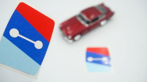 Bmw M Colours 3M Kapı Kilidi Sticker Logo 4 Lü Set