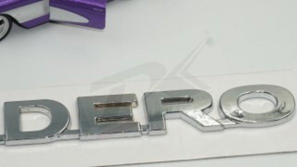 Dacia Sandero Bagaj Krom ABS 3M 3D Yazı Logo Amblem - 5