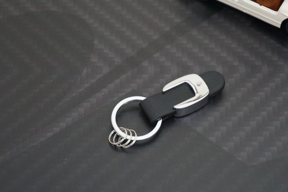 C Class W202 W203 W204 W205 Deri Metal Anahtarlık - Resim 4