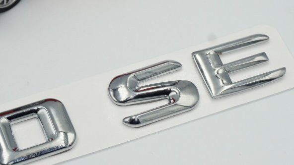 280 SE Bagaj Krom Metal 3M 3D Yazı Logo - 4