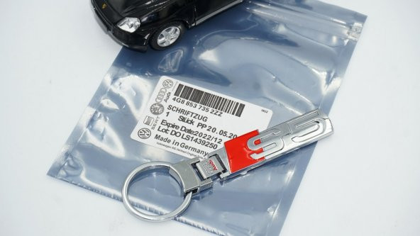 Audi S5 Logo Çift Yön Krom Metal Stil Anahtarlık - Resim 7