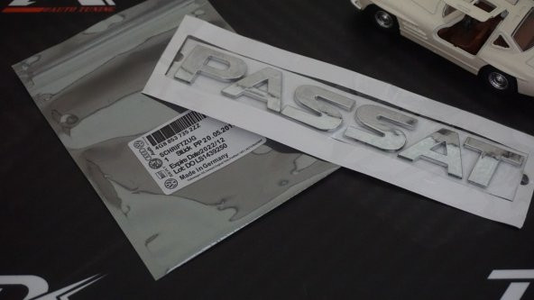 Volkswagen Passat Bagaj 3M 3D Krom ABS Logo Amblem - 2