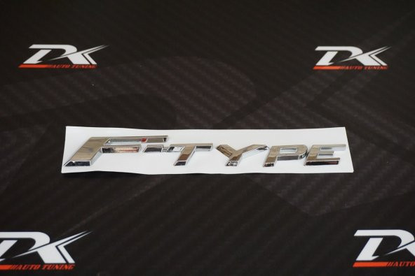 Jaguar F-Type 3M Krom Bagaj Yazı Logo