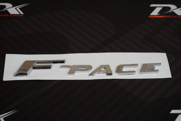 Jaguar F-Pace 3M Krom Bagaj Yazı Logo - 2