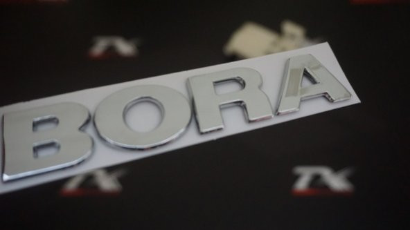 Volkswagen Bora Bagaj 3M 3D Krom ABS Logo Amblem - Resim 5