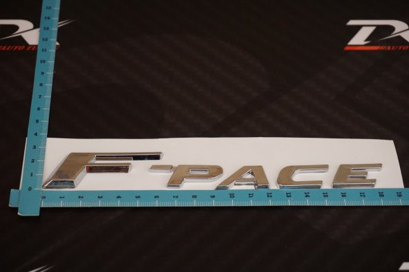 Jaguar F-Pace 3M Krom Bagaj Yazı Logo - 3