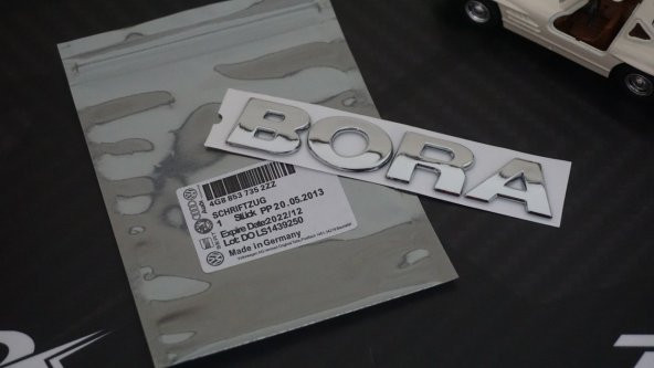 Volkswagen Bora Bagaj 3M 3D Krom ABS Logo Amblem - Resim 6