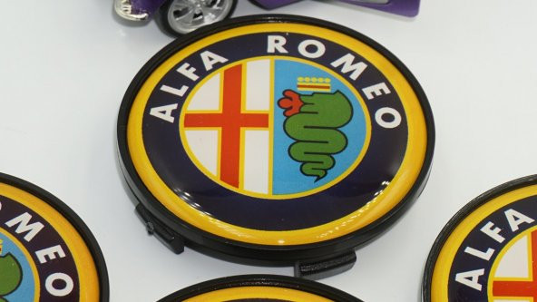 Alfa Romeo Jant Göbeği Kapak Seti 68mm - 5
