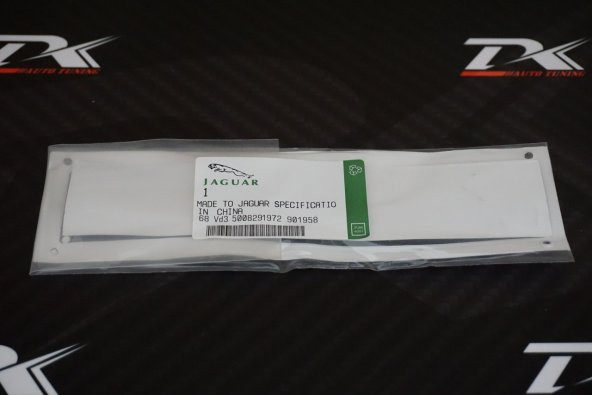 Jaguar F-Pace 3M Krom Bagaj Yazı Logo - 4
