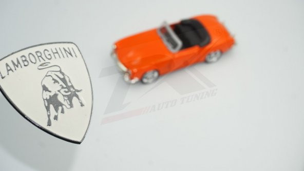 Lamborghini Kaput Body Krom Metal 3M 3D Logo Amblem