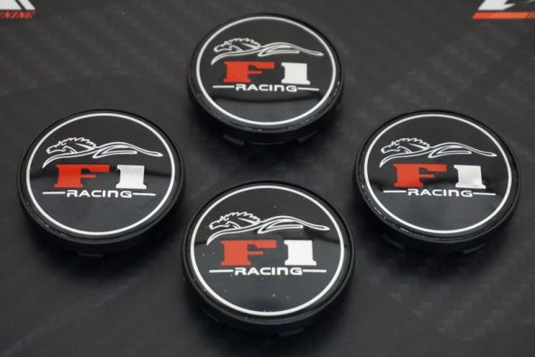 F1 Racing Jant Göbeği Kapak Seti 60mm - 4