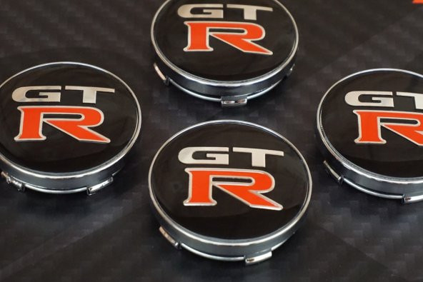 Nissan GTR Jant Göbeği Kapak Seti 60mm - 4