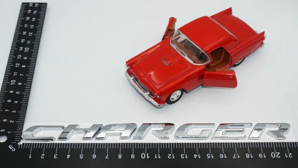 Dodge Charger R/T SRT Bagaj 3M 3D Metal Yazı Logo Amblem - Resim 7