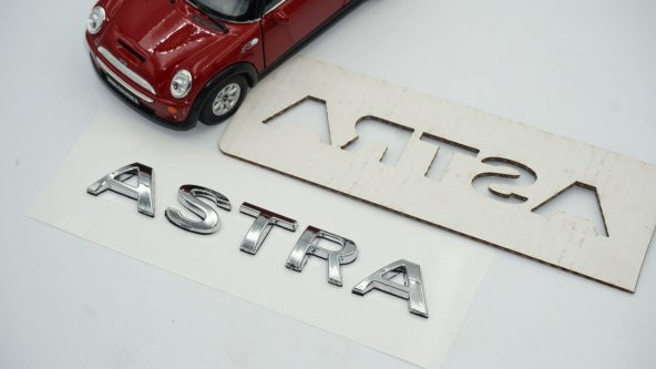 Opel Astra Bagaj Krom ABS 3M 3D Yazı Logo Amblem - 6