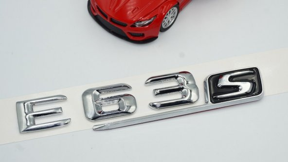 E63S Bagaj Yazı Logo Gümüş Renk Orjinal Ürün - Resim 3